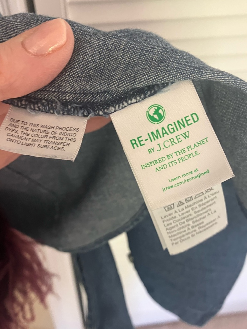 J. Crew Re-Imagined Denim Shirt - Picture 5 of 11